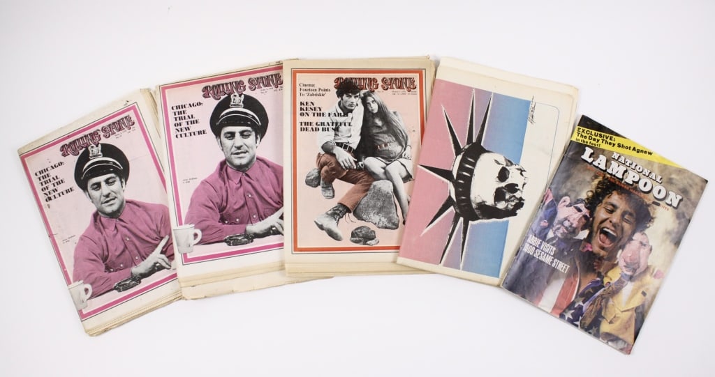 [MAGAZINES] 5 VOLS. SIGNED ABBIE HOFFMAN, KESEY (1 of 3)