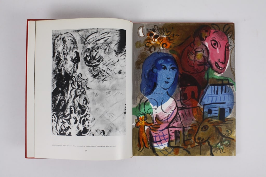 LAZZARO. HOMAGE TO MARC CHAGALL. SIGNED + LITHO (1 of 4)