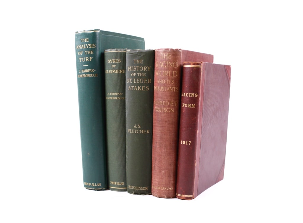 [HORSE RACING] LOT OF 5 VOLUMES SOLD TOGETHER (1 of 9)