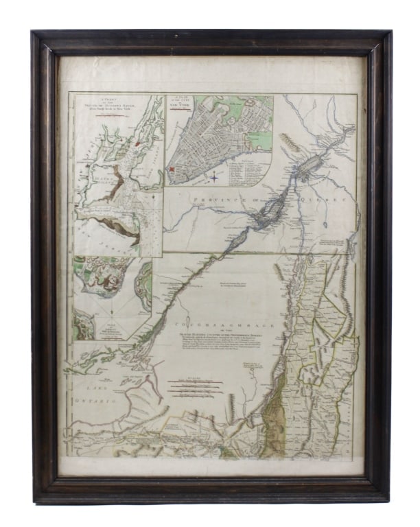 CHART OF THE MOUTH OF HUDSON'S RIVER... 1776 (1 of 2)