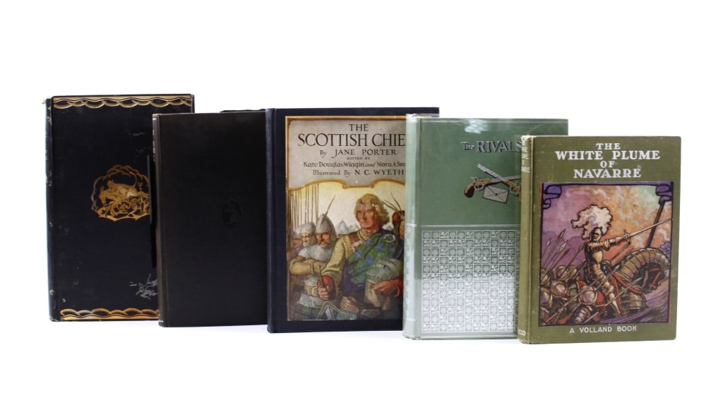 [ILLUSTRATED CLOTH] LOT OF 5 VOLUMES TOGETHER (1 of 12)