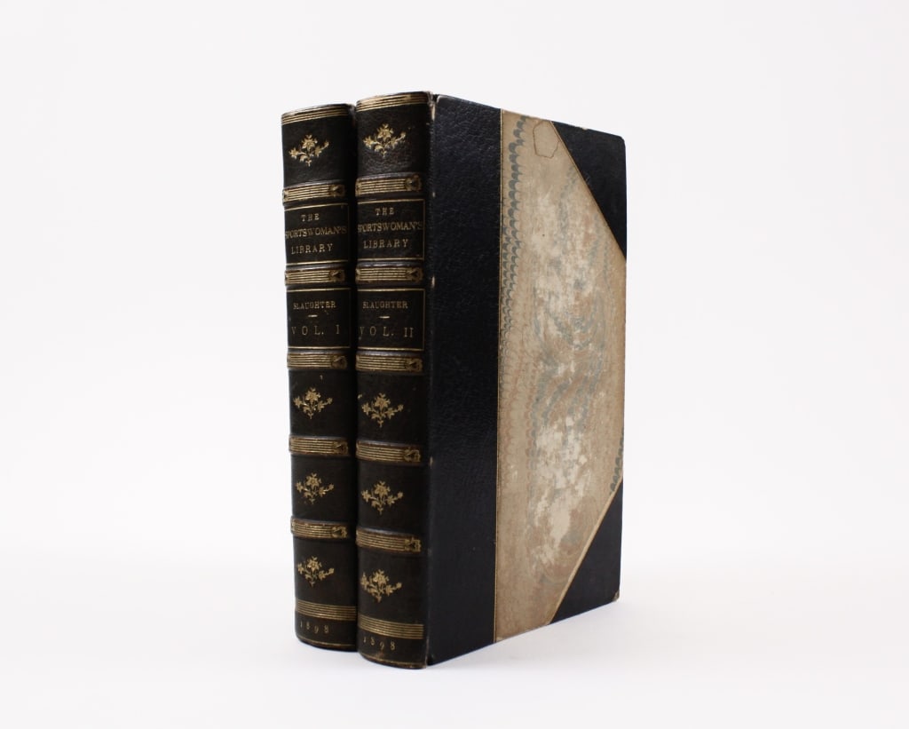 SLAUGHTER. SPORTSWOMAN'S LIBRARY, 2 VOLS. 1898 (1 of 6)