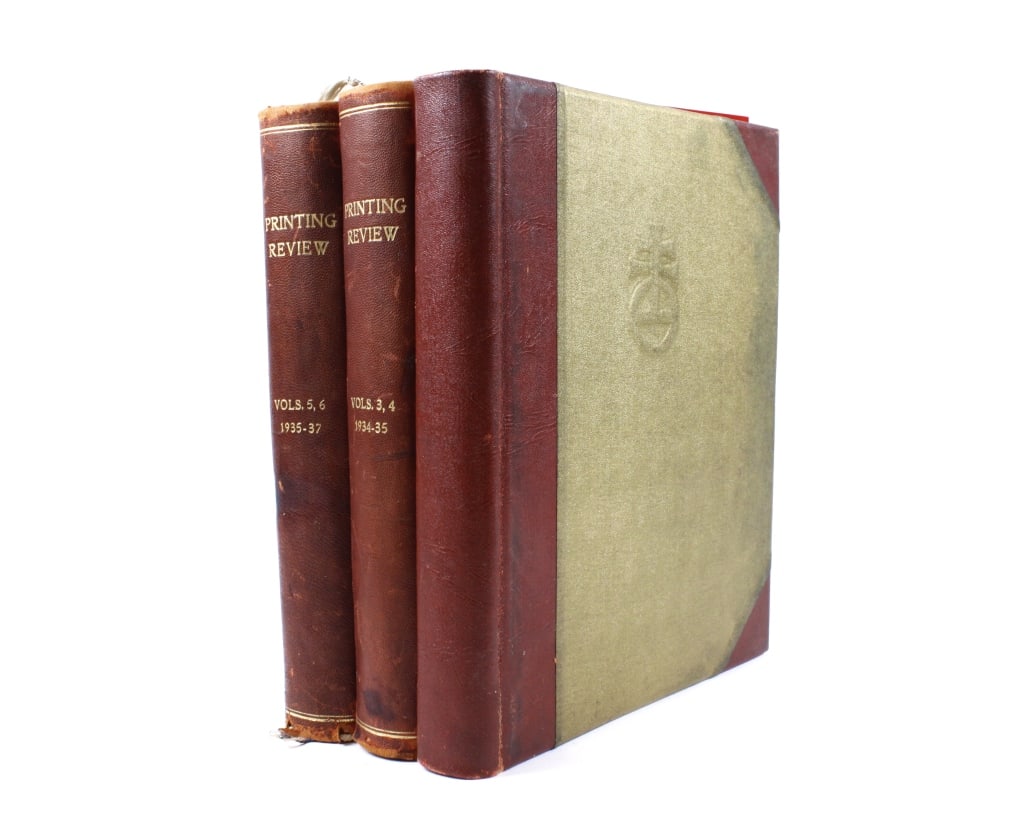 [PRINTING REVIEW MAGAZINE] 3 BOOKS. 1933-1939 (1 of 10)