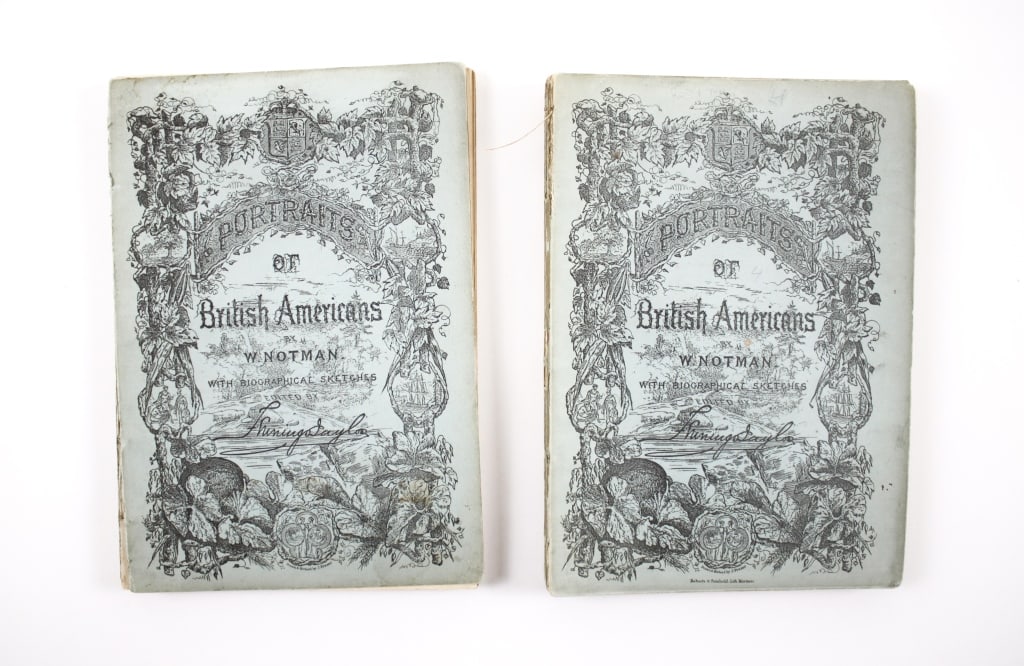 NOTMAN, W. PORTRAITS OF BRITISH AMERICANS PTS 4/10 (1 of 2)