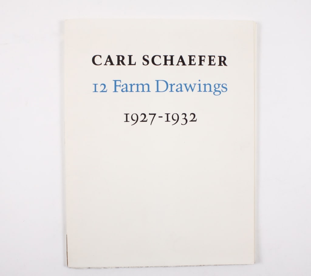 SCHAEFER, CARL. 12 FARM DRAWINGS 1927-1932. LTD (1 of 5)