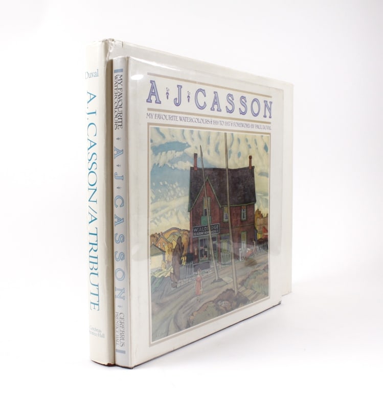 [CASSON, A.J.] LOT OF 2 VOLUMES, 1 SIGNED (1 of 9)