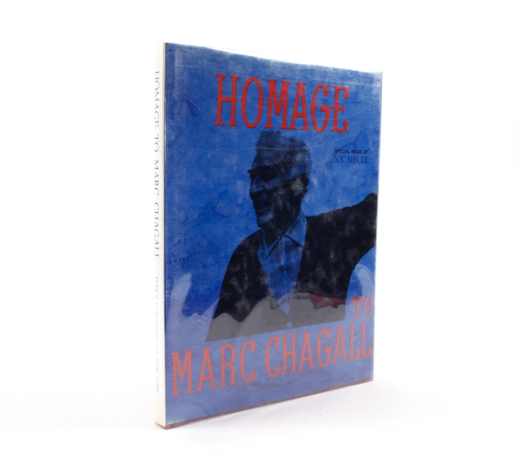 HOMAGE TO MARC CHAGALL. w/ORIGINAL LITHOGRAPH (1 of 3)