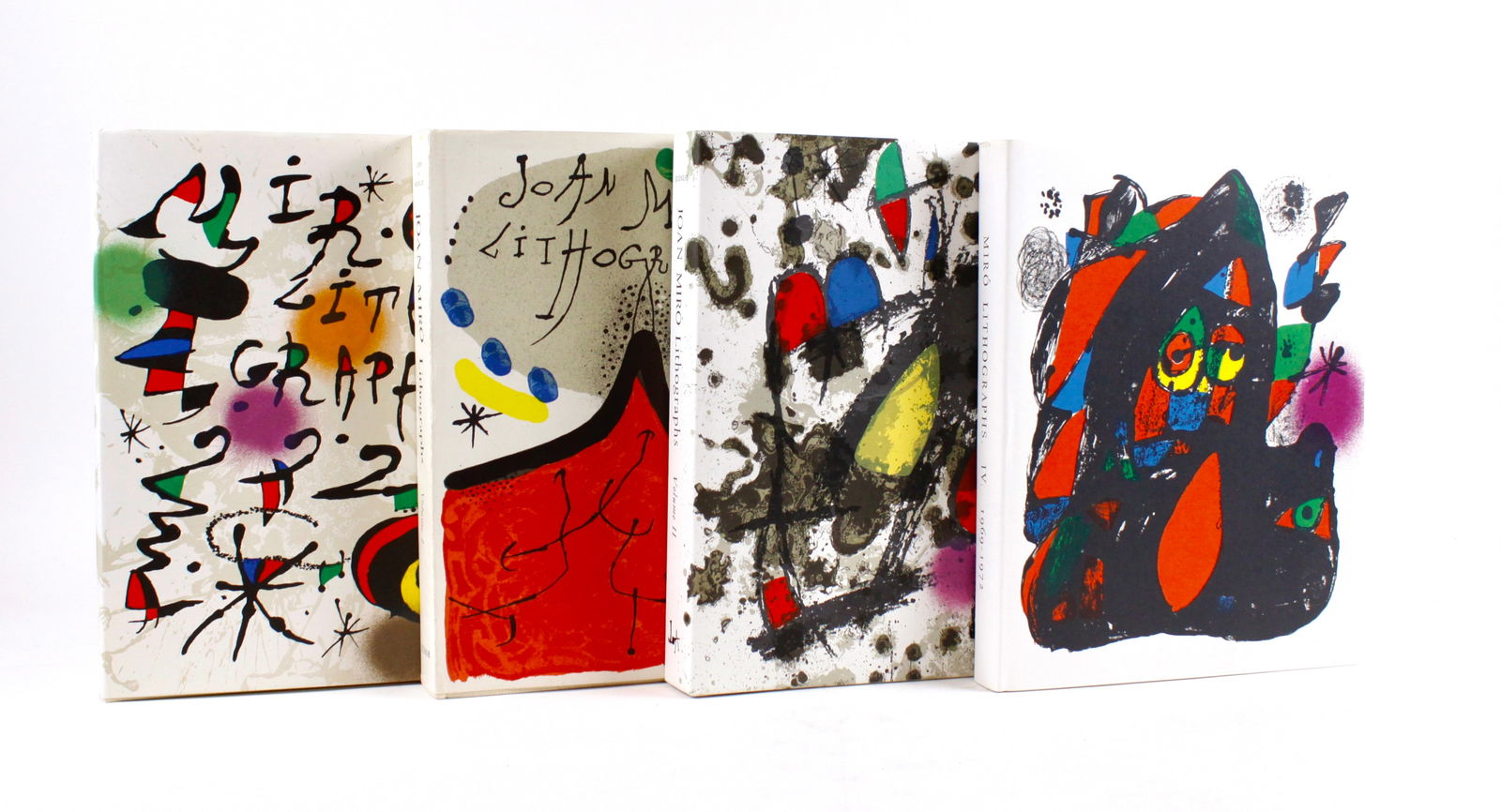 [MIRO, JOAN] LITHOGRAPHS. VOLS I-IV, w/ORIG LITHOS (1 of 4)