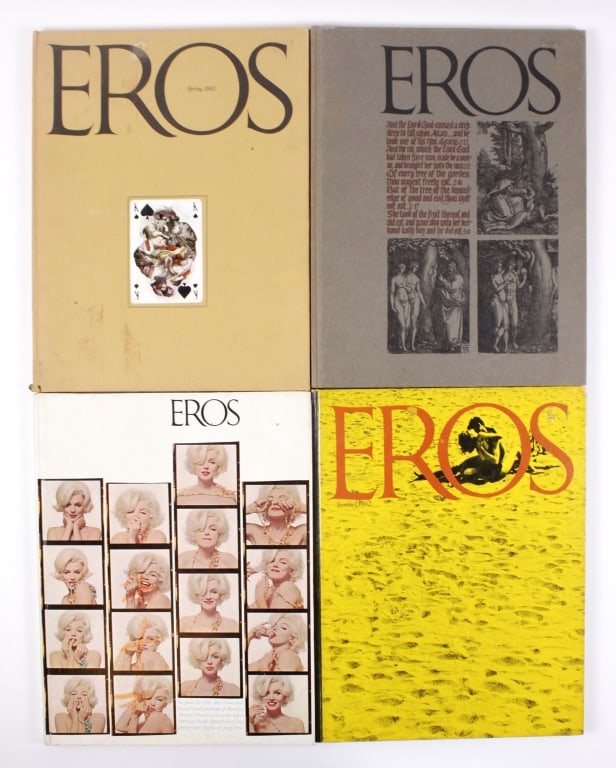 GINZBURG. EROS MAGAZINE. VOL 1, #1-4. 1962 (1 of 11)
