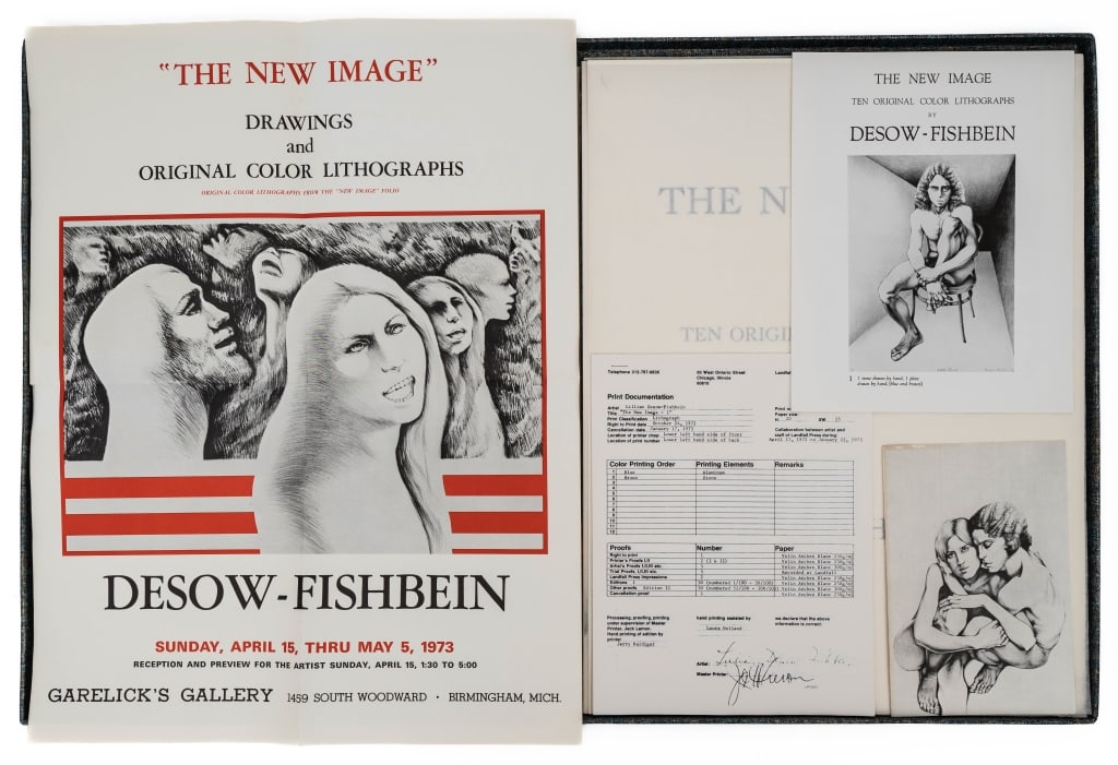 DESOW-FISHBEIN. NEW IMAGE: 10 LITHOGRAPHS. 1973 (1 of 4)