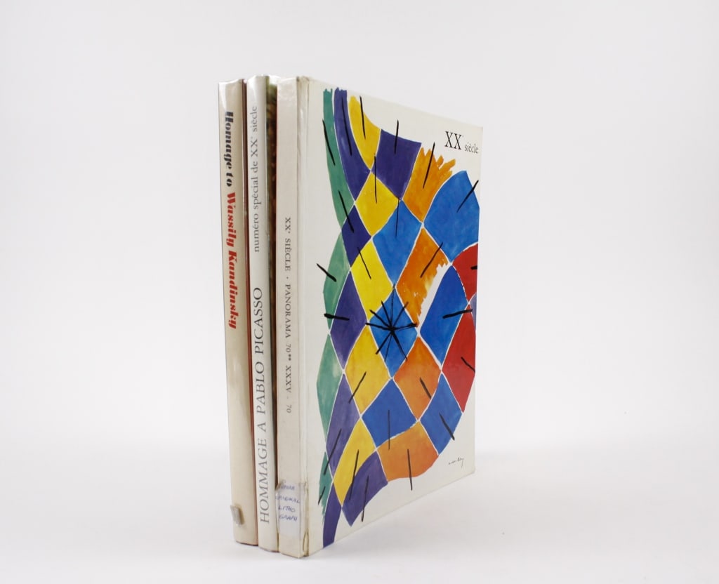 [ART BOOKS] LOT OF 3. w/ORIGINAL LITHOGRAPHS (1 of 6)