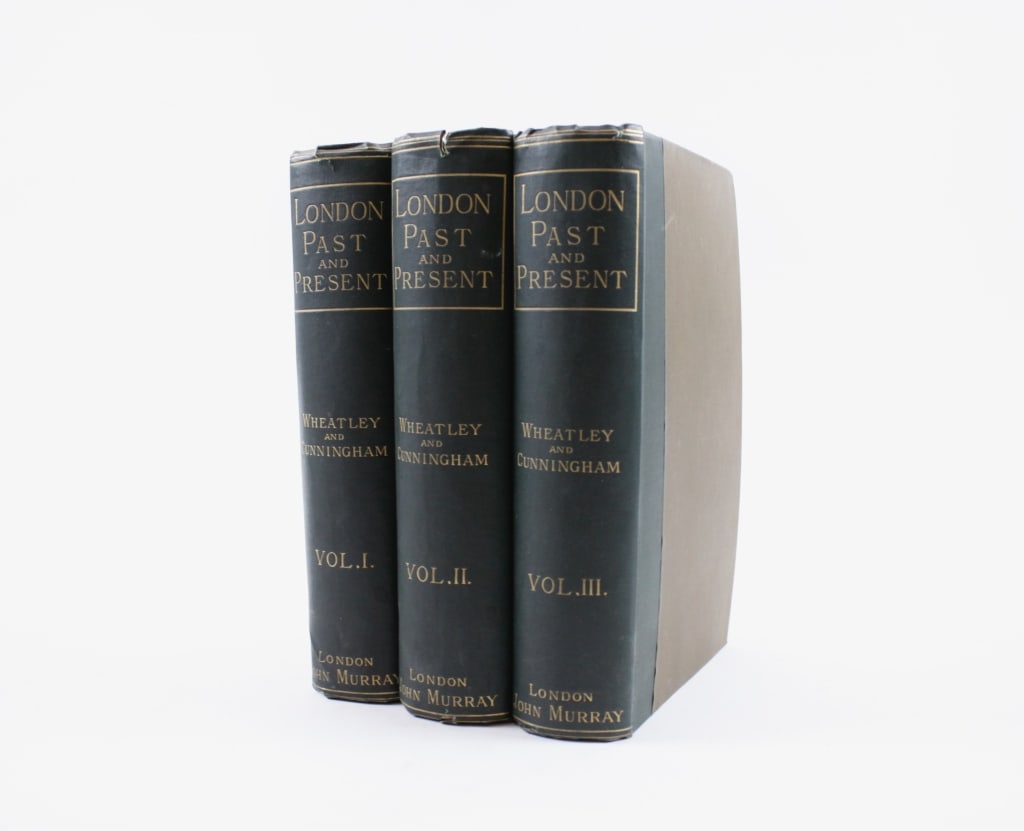 WHEATLEY. LONDON PAST AND PRESENT. 3 VOLS. 1891 (1 of 5)