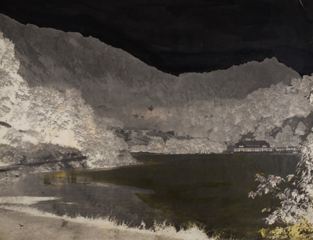 MURRAY, JOHN. LAKE NAINITAL, HIMALAYAS. NEGATIVE (1 of 3)