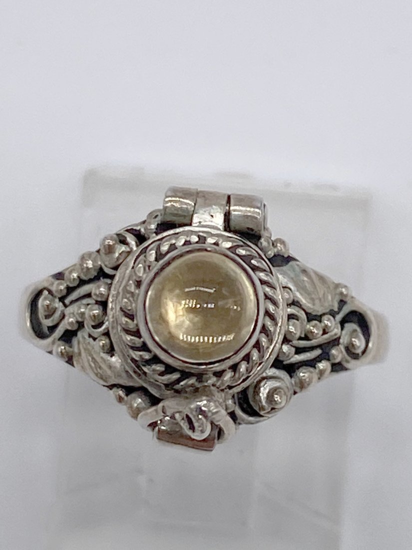 Sterling Poison Ring Size 6.5 (1 of 4)