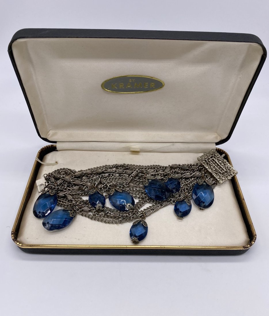 Large & Wonderful Kramer Costume Jewelry Bracelet with Box (1 of 6)