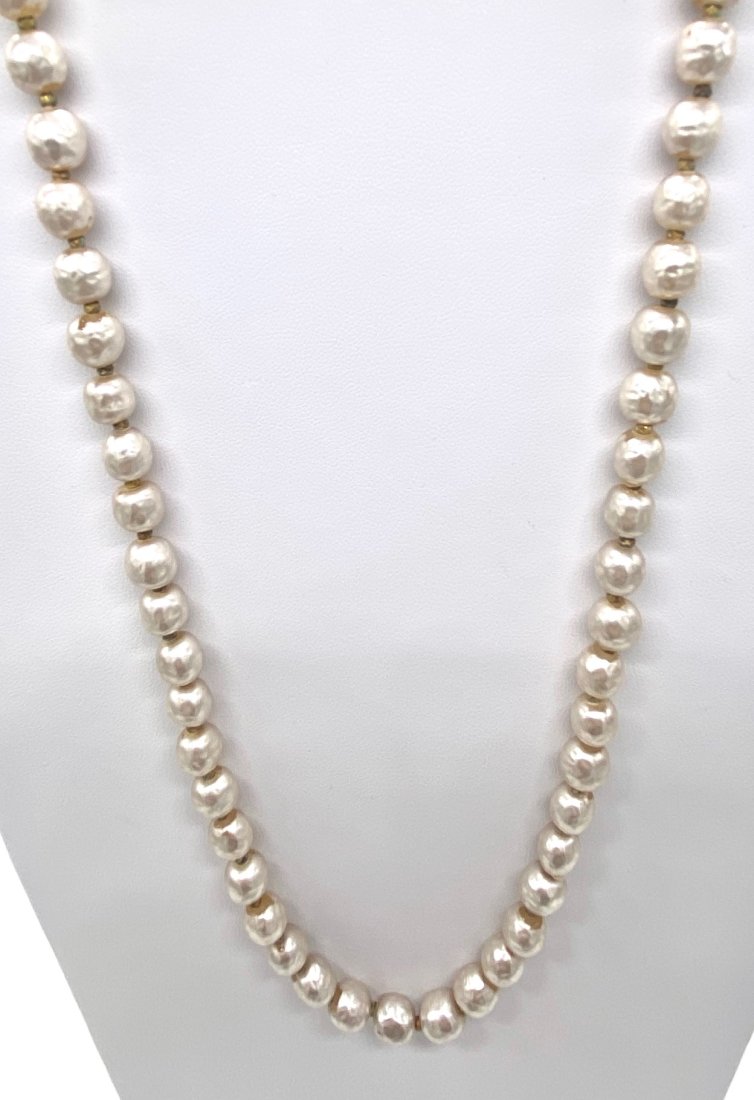 Miriam Haskell 20" Baroque Pearls Necklace (1 of 4)