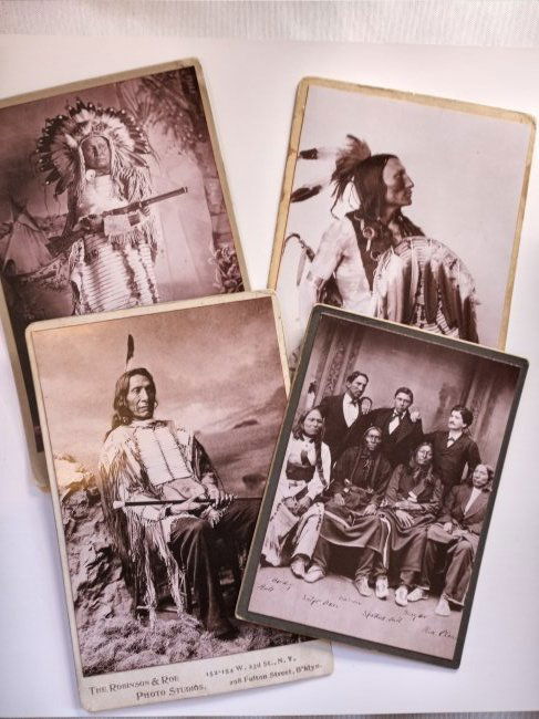 Lot of 4 Native American Photos (1 of 5)