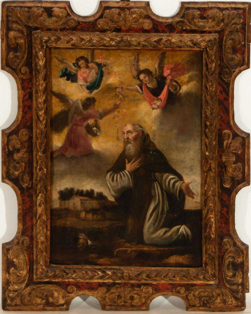 Saint Jerome in Prayer, Spanish school of the 17th century (1 of 6)