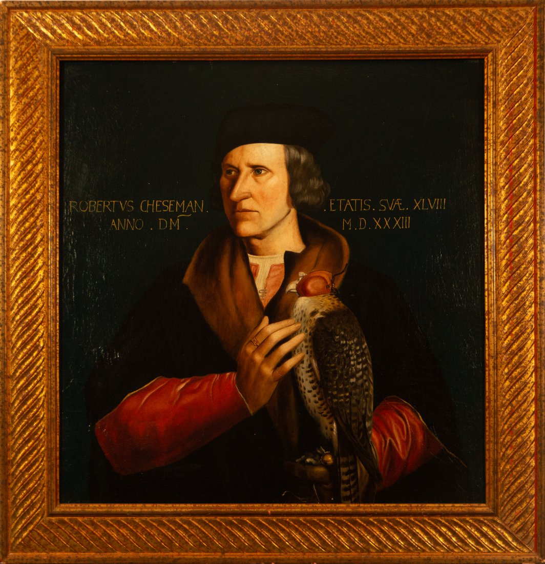 Portrait of Robert Cheseman, following English Renaissance models, 19th century English school (1 of 7)
