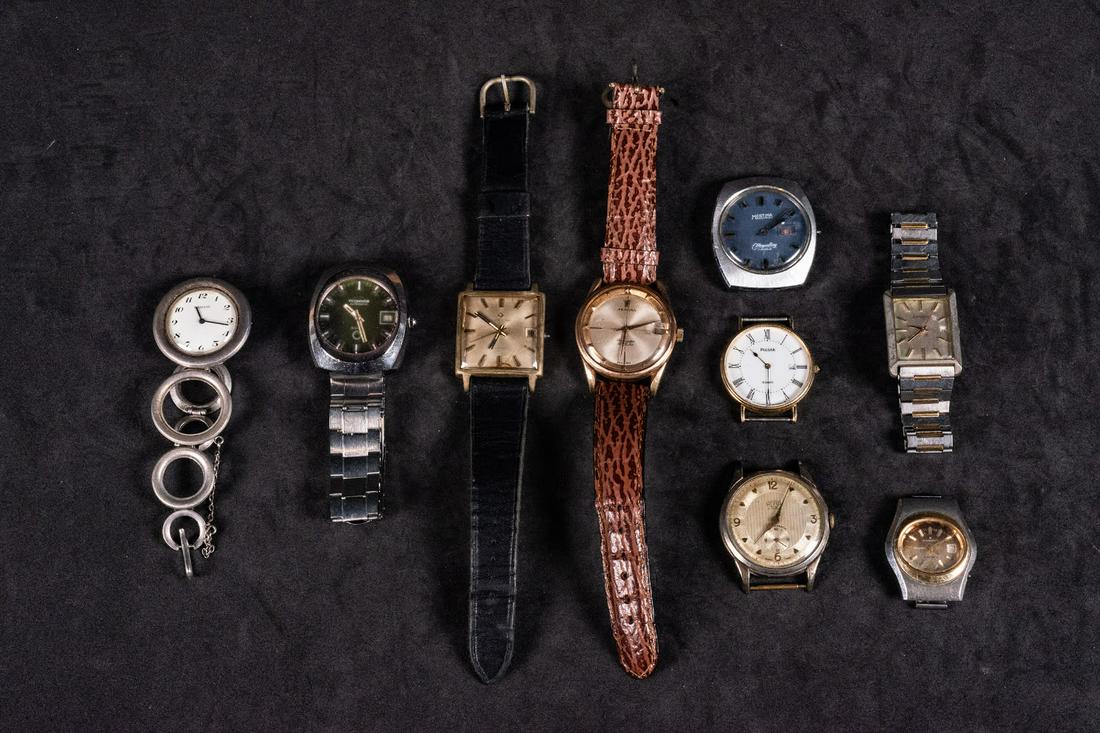Lot of 9 vintage watches 20th century (1 of 1)