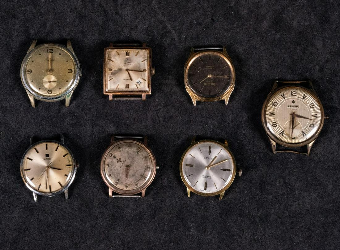 Lot of 7 vintage watches 20th century (1 of 1)