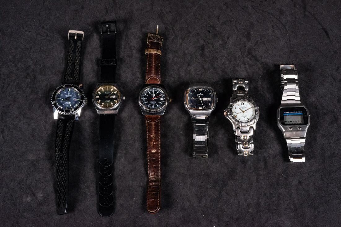 Lot of 6 vintage watches 20th century (1 of 1)