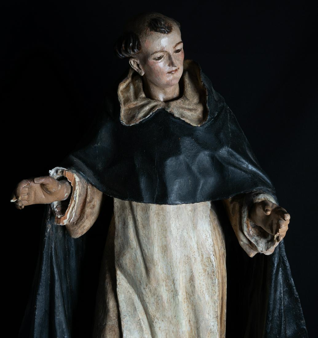 Exceptional Saint Dominicus of Guzman, attributable to Alonso Cano or