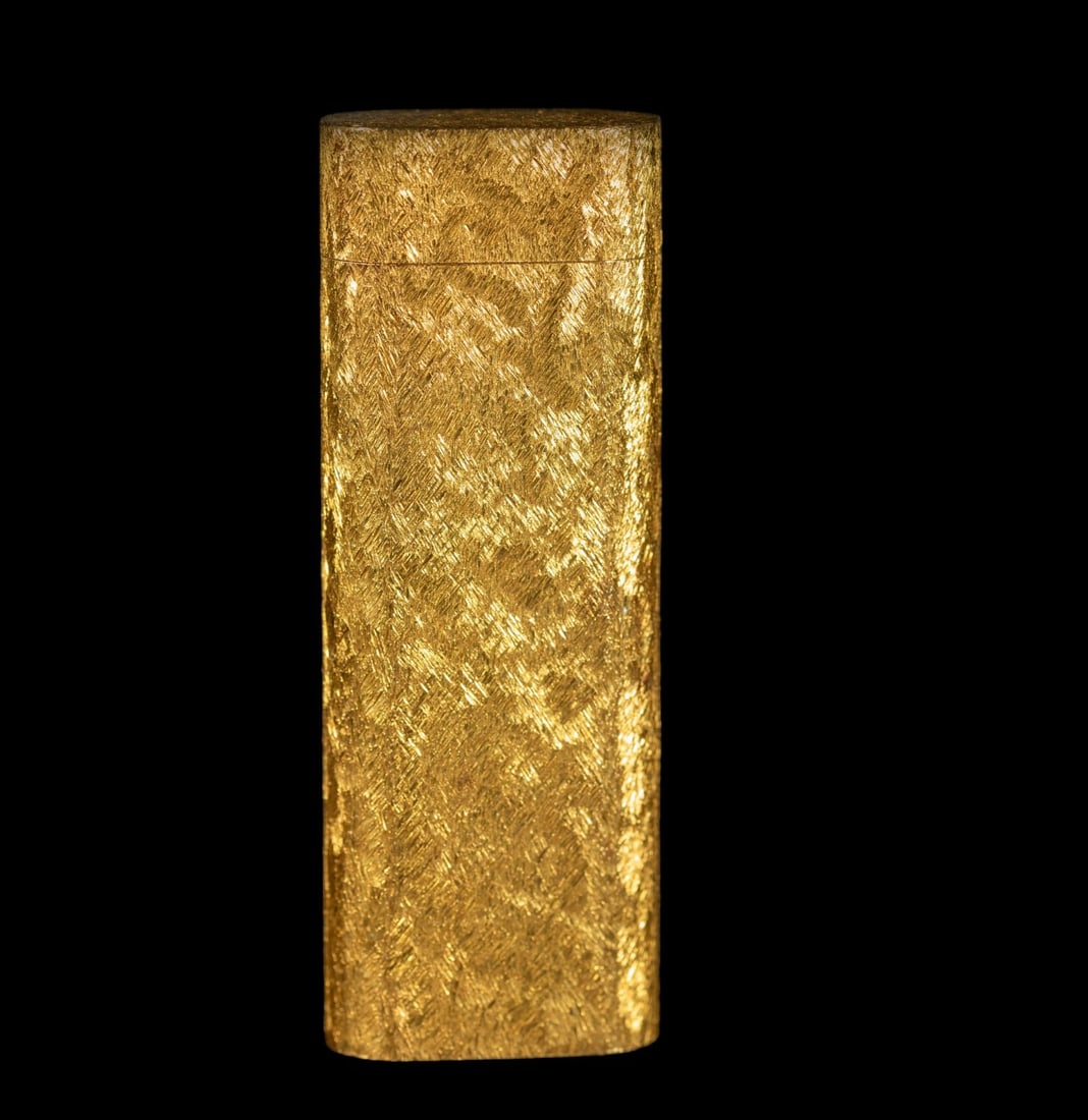Cartier lighter in 20 micron gold plated 1970s: In 20 micron gold plated 1970s