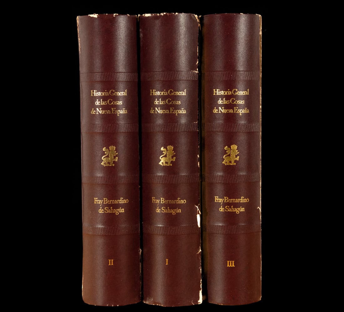 Important facsimile edition of the "General History of the Things of New Spain", work of the Spanish (1 of 5)