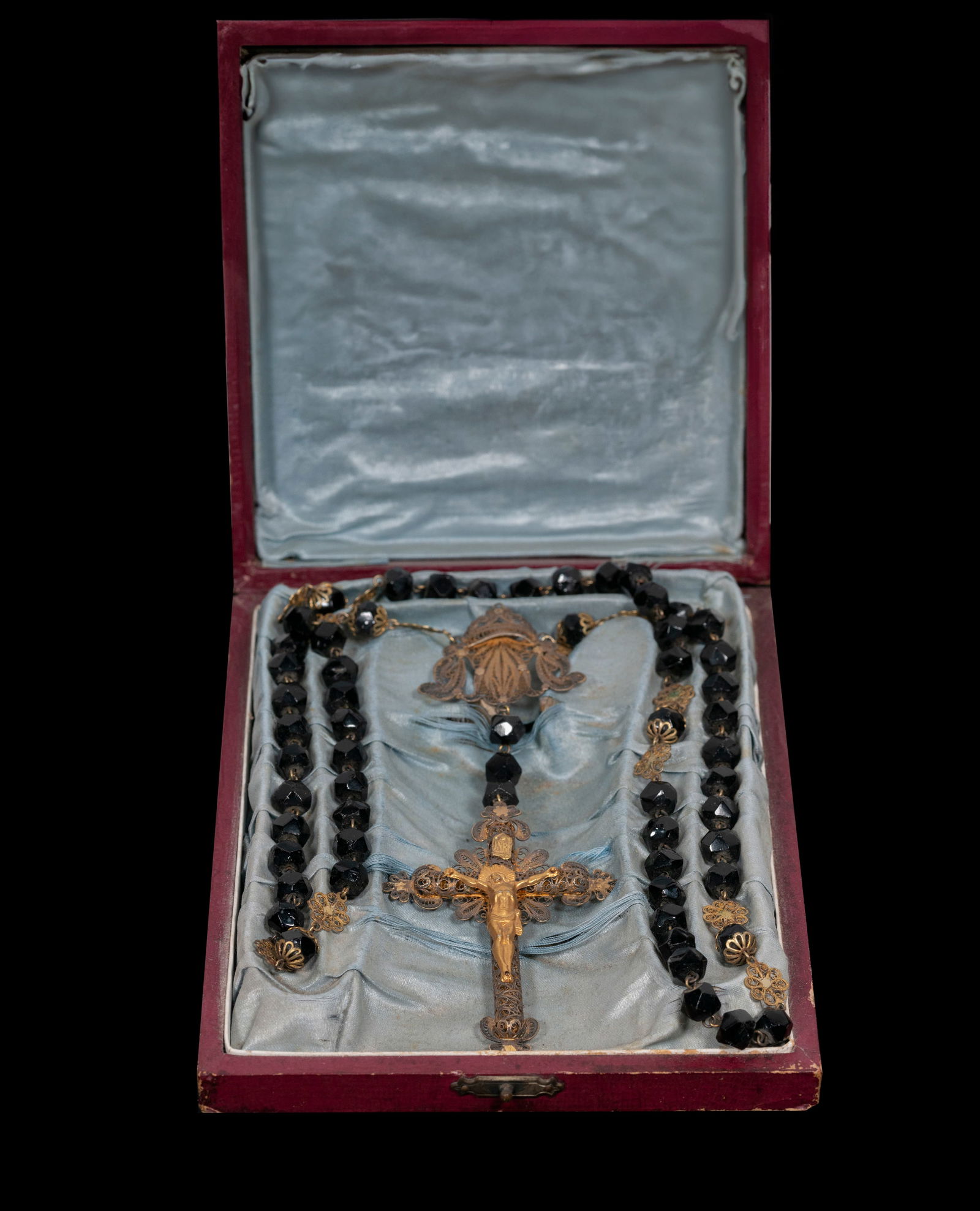 Large Italian Rosary with original Box, 19th century (1 of 6)