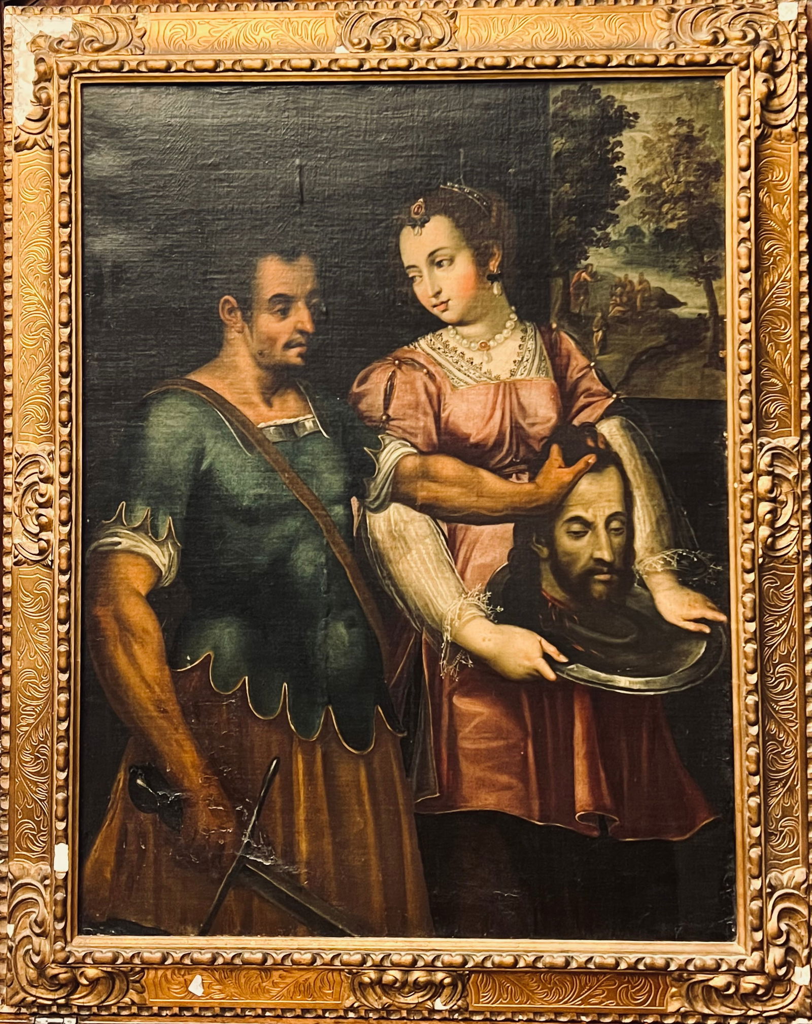 Attributed to BERNARDINO CAMPI (1522-1591), Italian Renaissance school of the 16th century -: Oil on canvas, 120 x 95 cm. Very good condition and preservation (the canvas and the painting). The Campi saga formed an extensive dynasty of Cremonese Renaissance artists. Bernardino's style was infl
