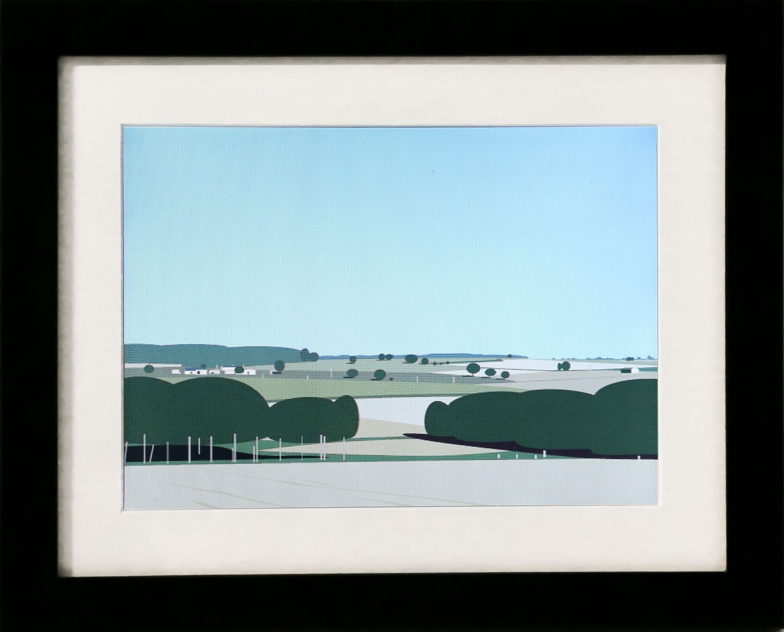 Julian Opie (1958) - View from my bedroom window (2007) (1 of 4)