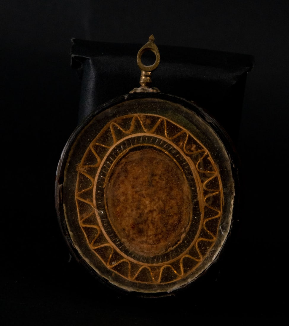 Italian reliquary with relics of three Saints of the Church, 17th century (1 of 2)