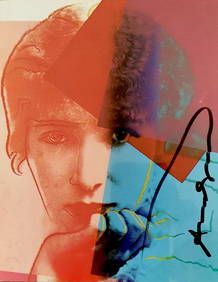 ANDY WARHOL (Pittsburgh, 1928 - New York, 1987) - Sarah Bernhardt – Invitation (1980) (1 of 2)