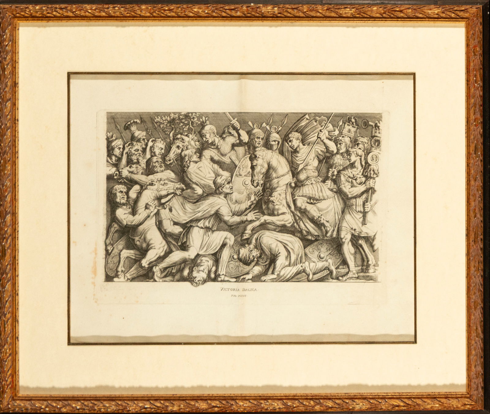 Neoclassical Engraving 2 Dacian Victory of Trajan, 18th century: Paper. Measurements: 47 cm x 36 cm and 65 cm x 56 cm