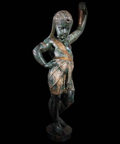 Following models by Mathurin Moreau (France 1822-1912) - Egyptian sculpture Val d'Osne, 1880 (1 of 5)