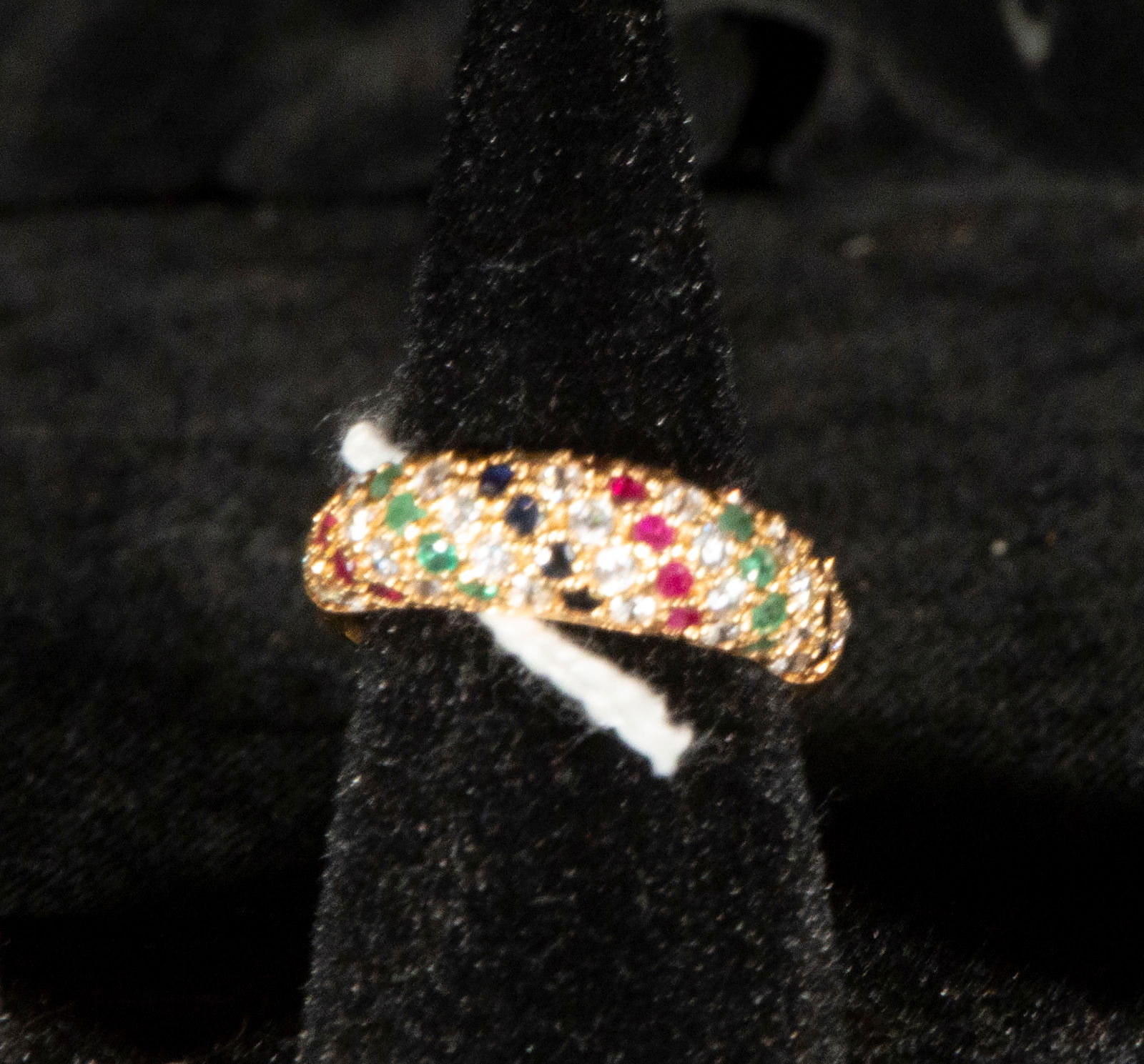 Tutti Frutti-style ring with precious stones. 18k yellow gold. (1 of 3)