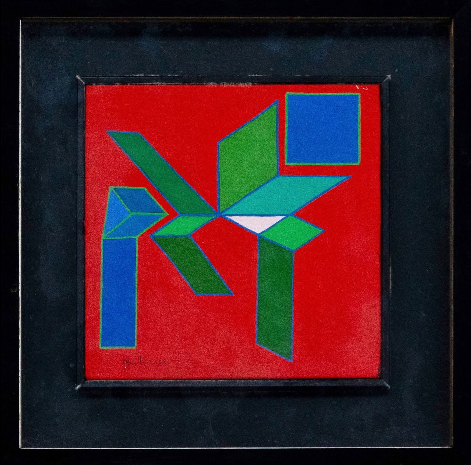 ACHILLE PERILLI (Rome, 1927 - Orvieto, 2021) - DAN (2002): Achille Perilli (Rome, 1927–2021) was a pivotal figure in Italian abstract art, with a career marked by three distinct periods. He began as a founding member of the Forma 1 Group, firmly rejecting r
