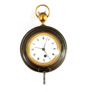 Bull's Eye Wall Clock, Directory era, circa 1780-1790: Measurements: 35 x 25 x 14 cm