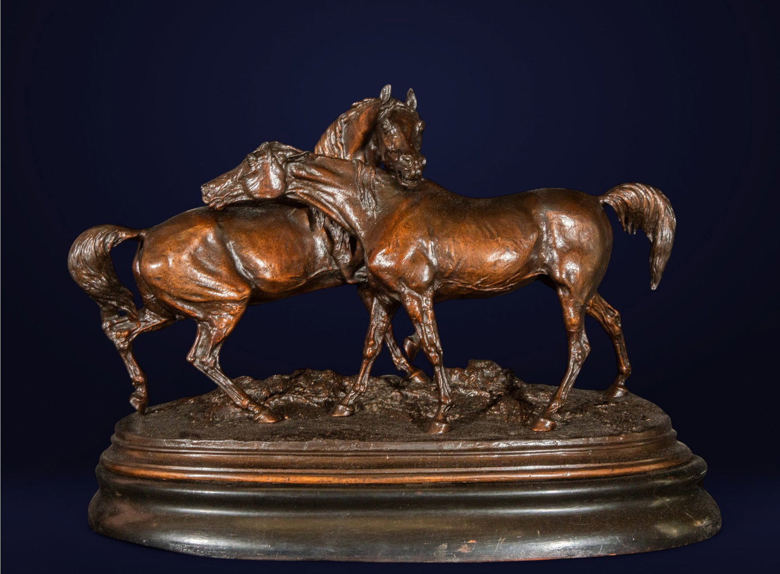 The Horses in Love, in bronze, 20th century (1 of 7)
