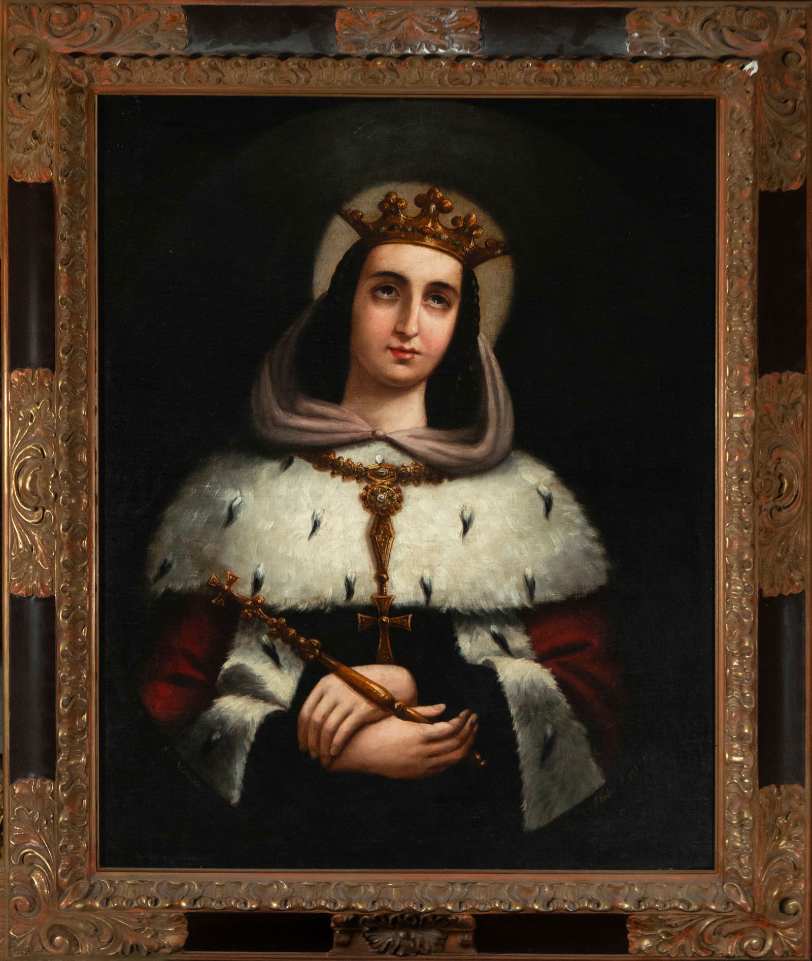 Margaret of Provence. Spanish School. 19th Century (1 of 6)