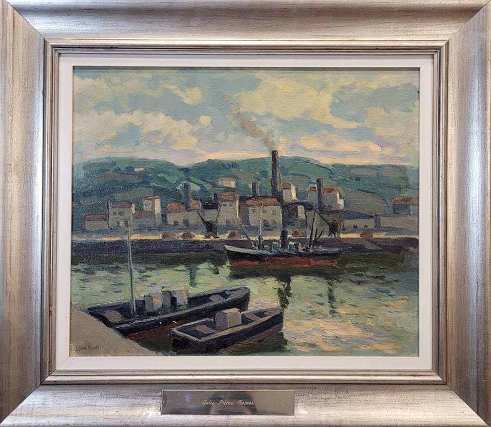 “BILBAO ESTUARY??, JULIO PÉREZ TORRES, CONTEMPORARY ART, 1960s – BILBAO, SPAIN (1 of 5)