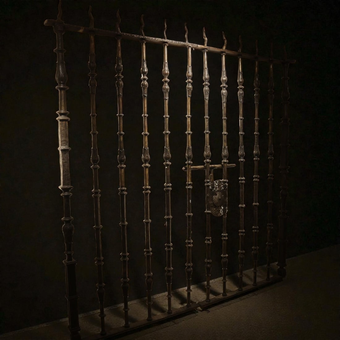 Camino de Santiago - Monumental Plateresque Grille of a 16th Century Palace or Monastery