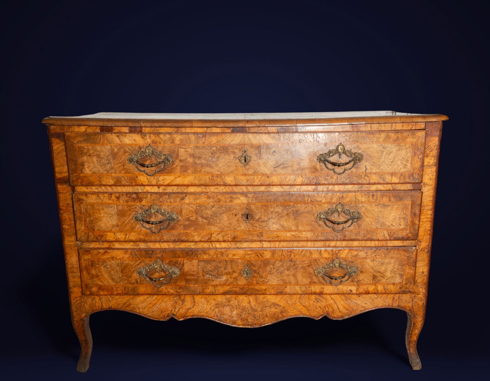 Pair of palace chests of drawers. Italian School. Early 18th Century. (1 of 5)