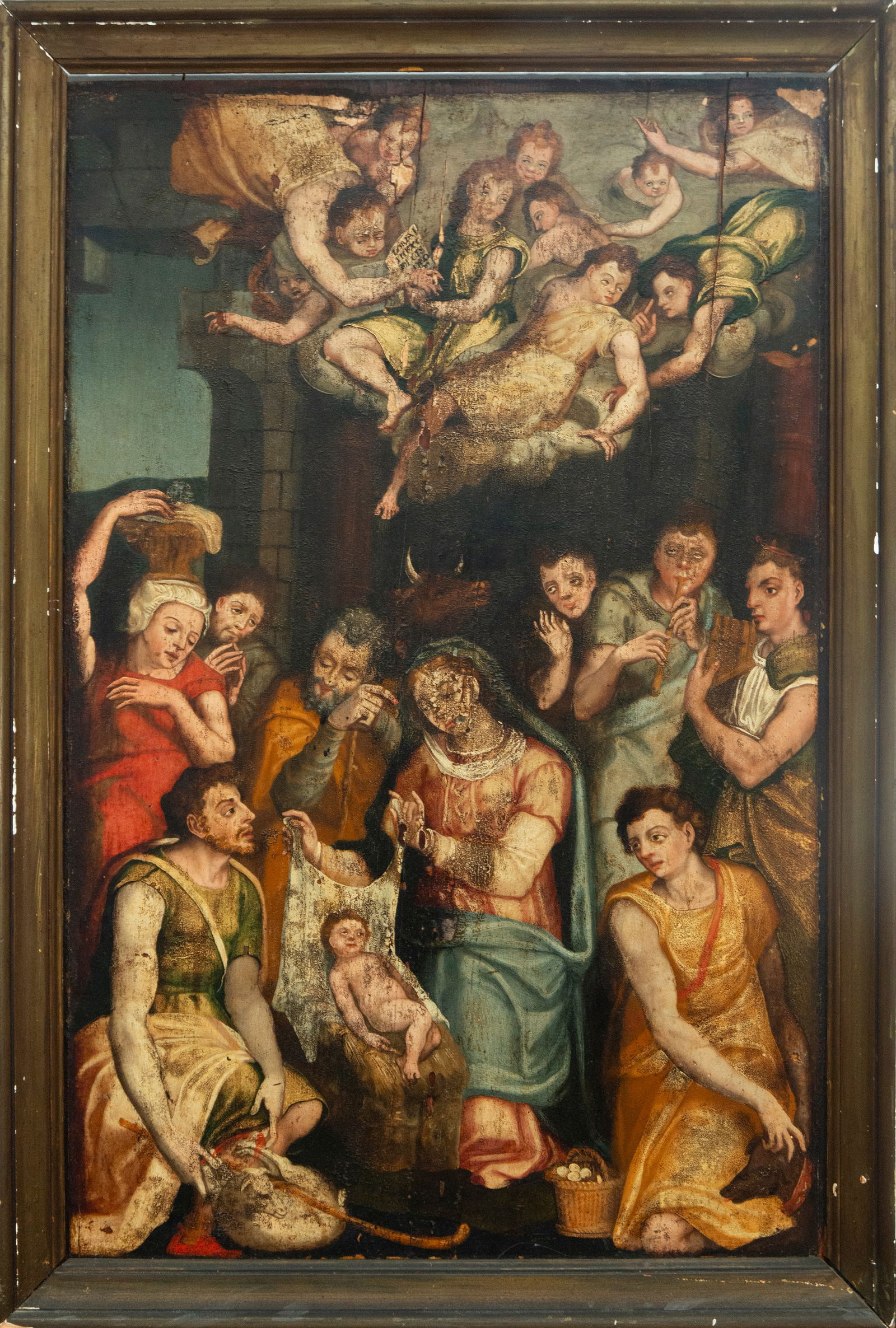 Adoration of the Shepherds. Hispano-Flemish School. 15th-16th century. (1 of 5)