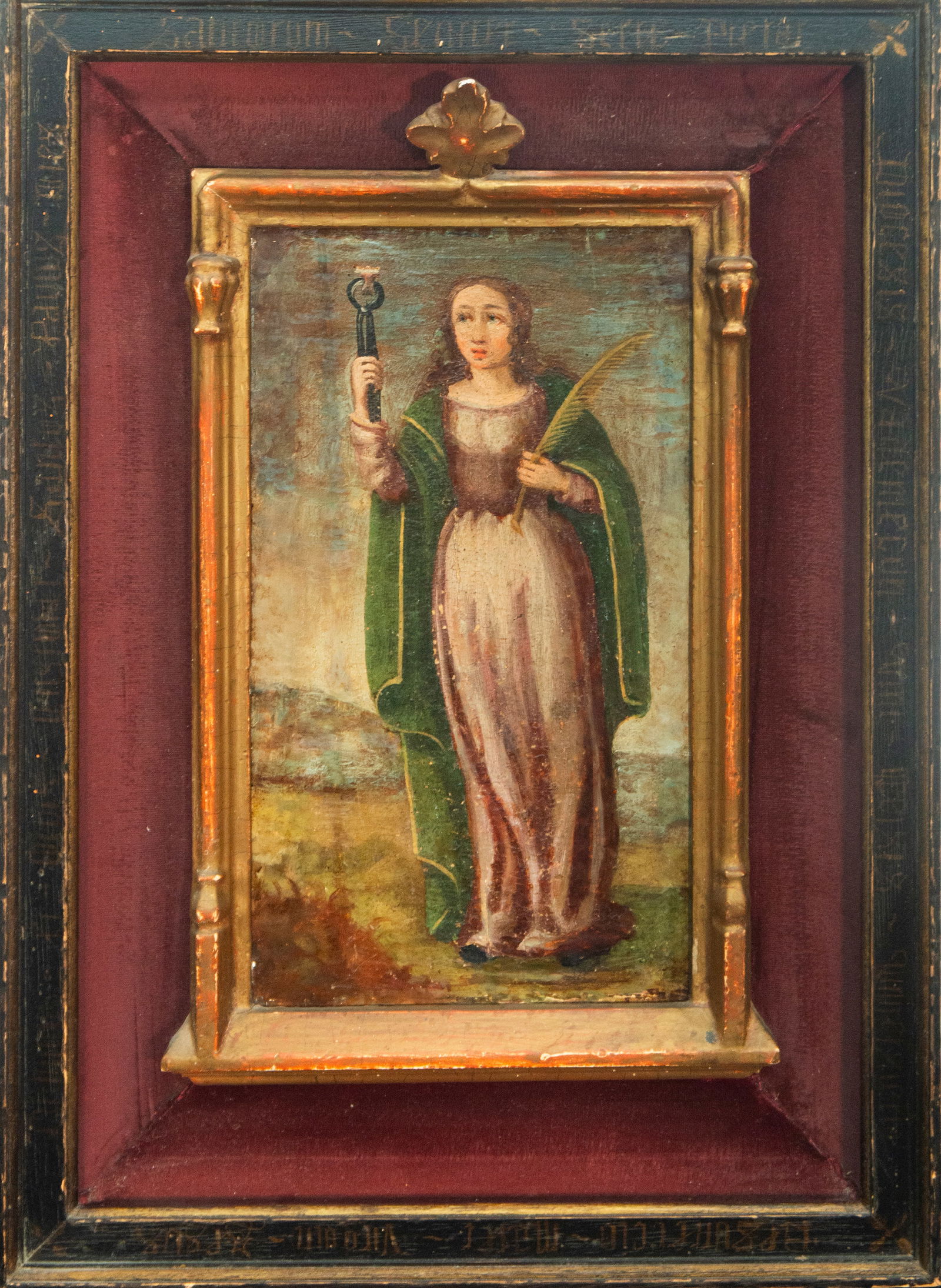 Saint Apollonia. Spanish School. 17th Century. (1 of 3)