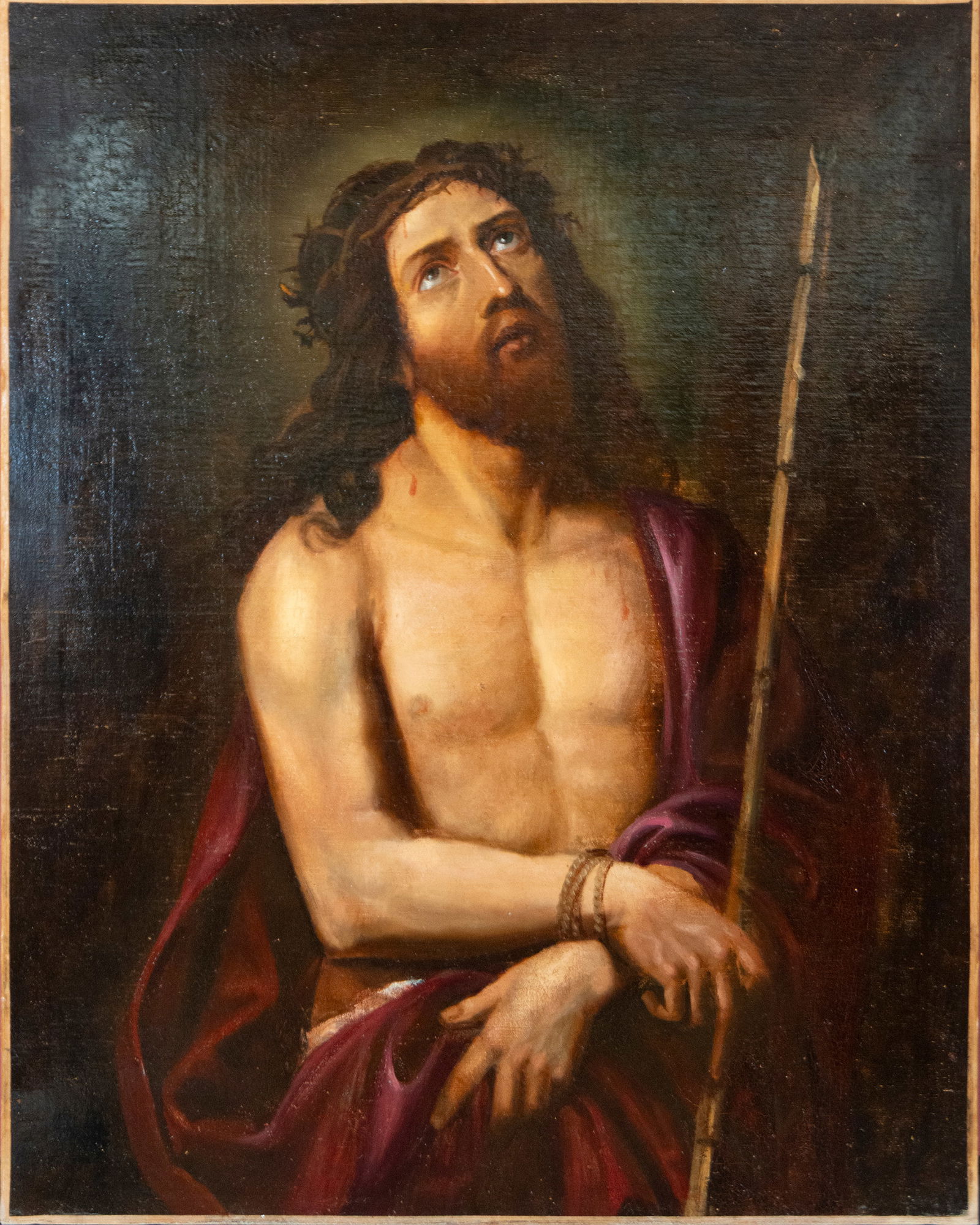 Ecce Homo. Spanish School. 17th Century. (1 of 4)