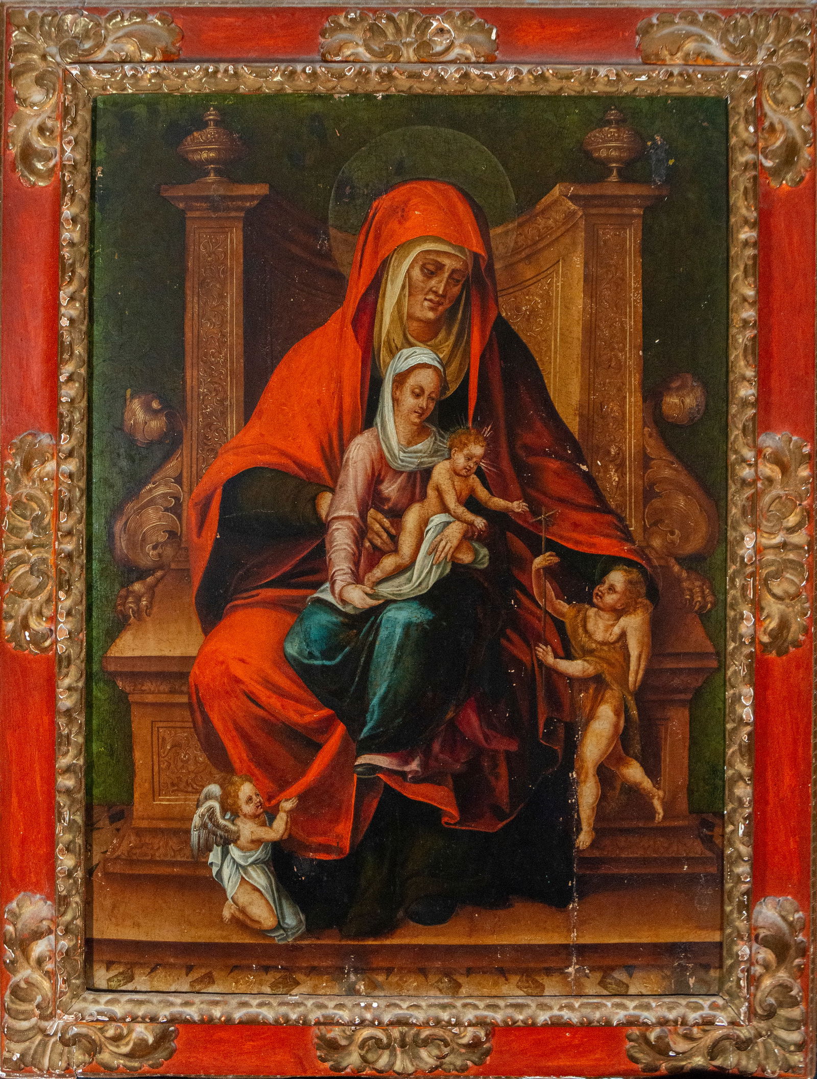 Virgin and Child with Saint Anne, Italian School, 15th-16th Century (1 of 5)