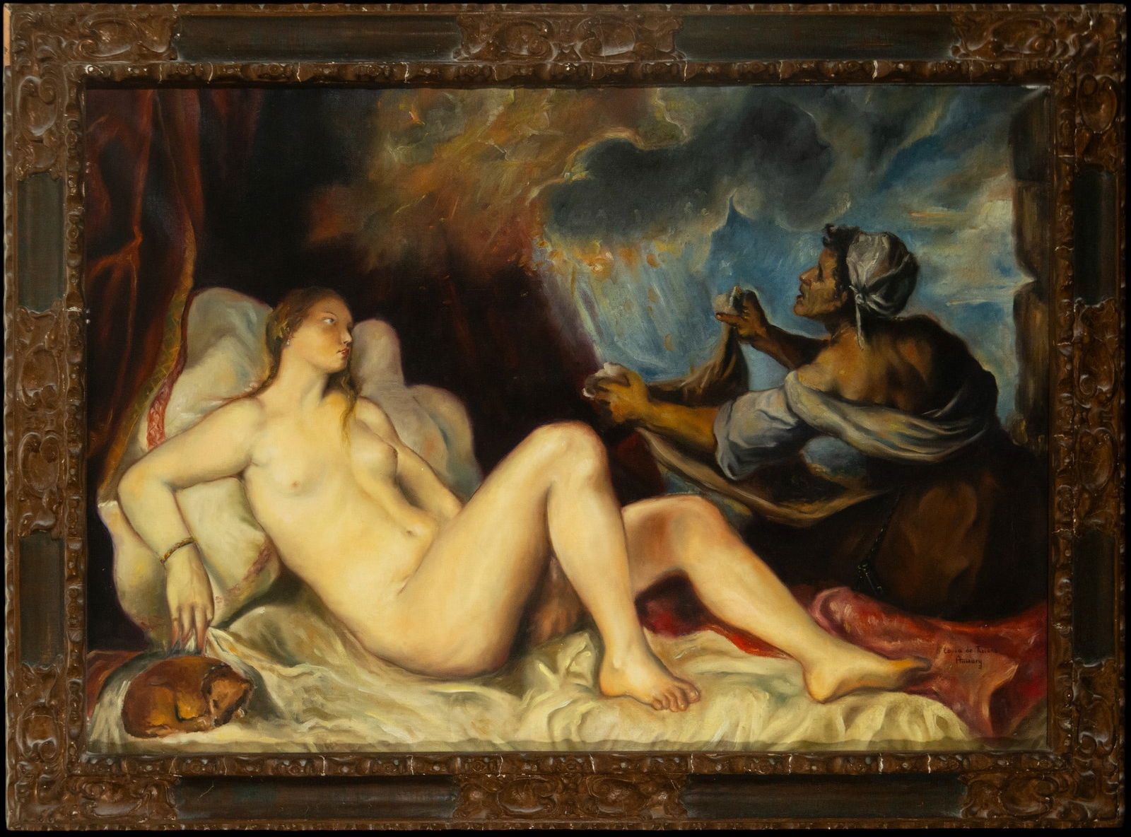 The Golden Shower, Spanish School, after Titian, 19th Century (1 of 5)