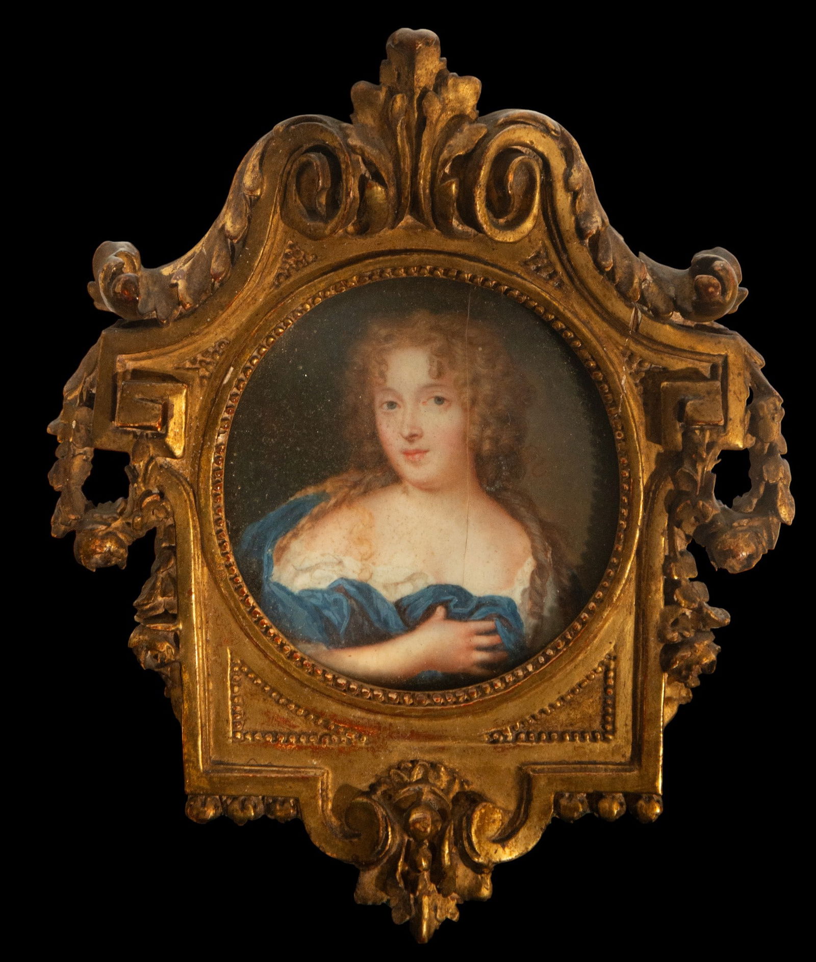 Pair of portraits of a lady and gentleman, French School, 18th Century (1 of 3)